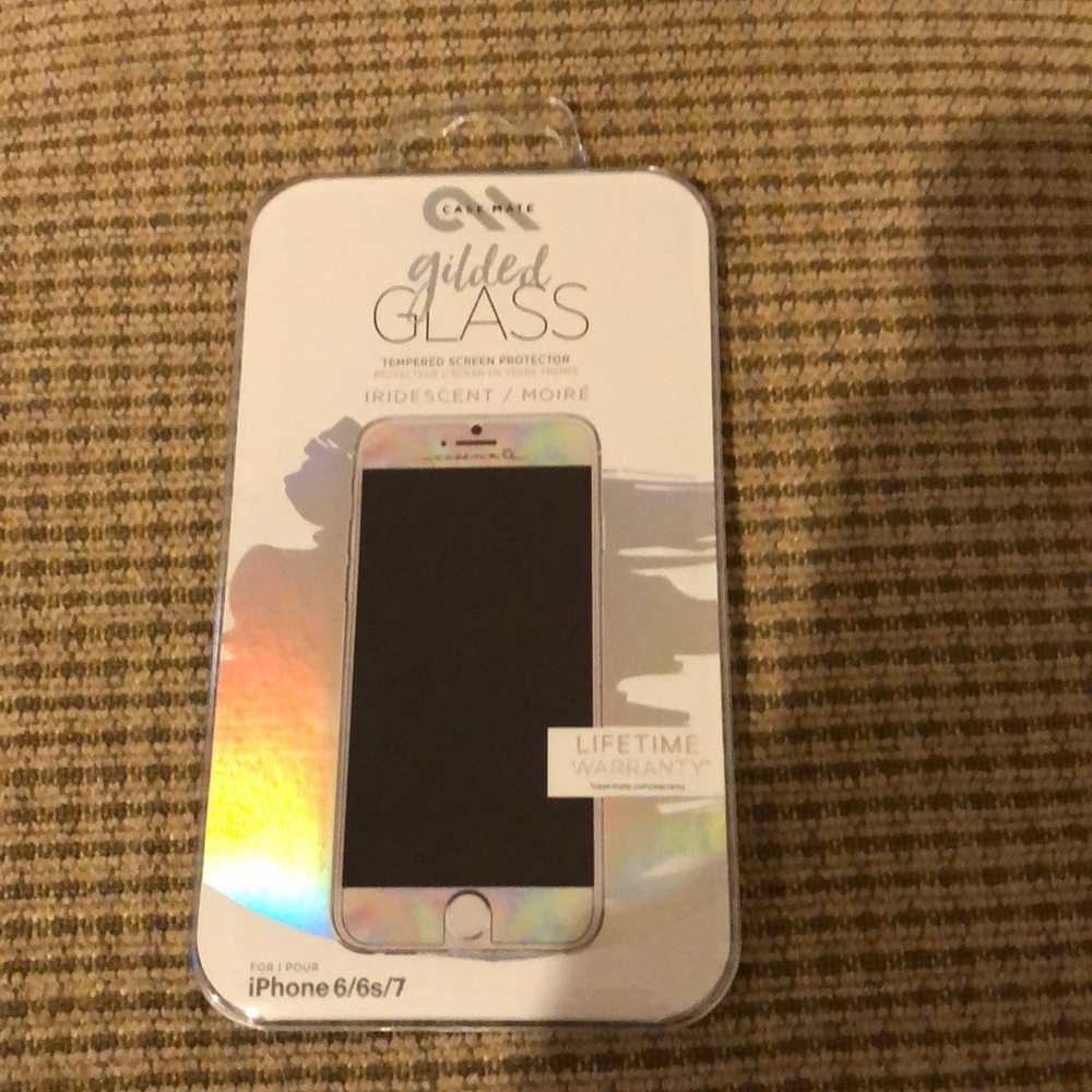 Case mate iridescent screen protector